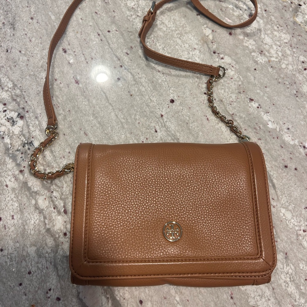 Tory Burch Tan Leather Crossbody